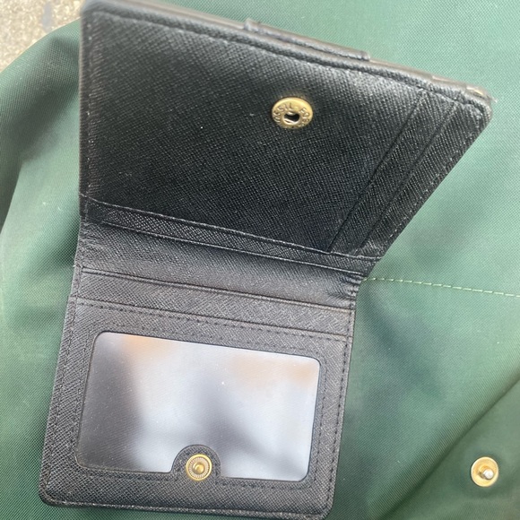 FOSSIL SAFFIANO LEATHER NAVY BLUE MINI RARE RFID SLIM CARD Wallet - Picture 3 of 5